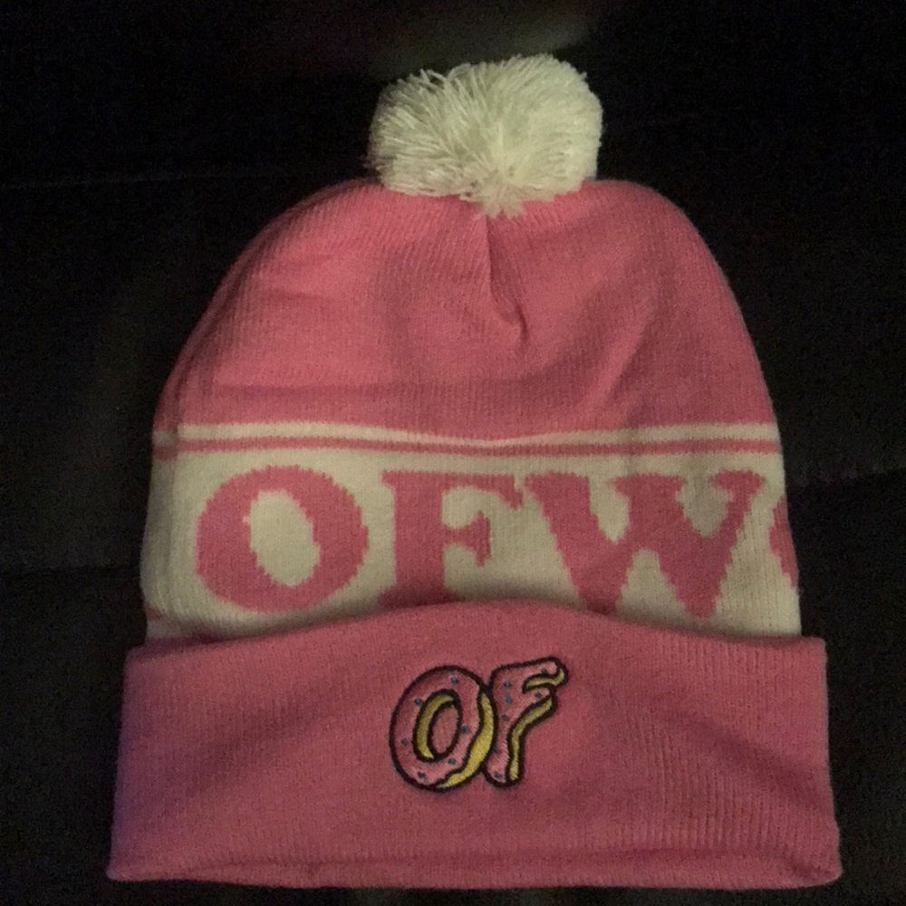 Odd Future (OFWGKTA) Pink Pom Beanie